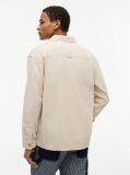 Beige Brick Cord Overshirt  Men