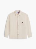 Beige Brick Cord Overshirt  Men
