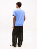 Μπλε Slim T-shirt Με Λογότυπο Και Στρογγυλή Λαιμόκοψη  Άνδρες