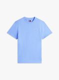 Μπλε Slim T-shirt Με Λογότυπο Και Στρογγυλή Λαιμόκοψη  Άνδρες
