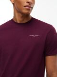Purple Linear Logo Slim Crew Neck T-Shirt  Men
