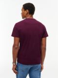 Purple Linear Logo Slim Crew Neck T-Shirt  Men