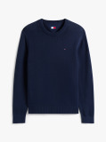 Blue Crew Neck Slim Jumper  Men