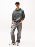 Black Back Graphic Regular Hoody  Men