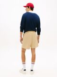 Beige Flag Patch Regular Bermuda Shorts  Men
