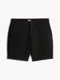 Black Scanton Slim Chino Bermuda Shorts  Men