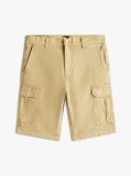 Beige Otis Straight Cargo Bermuda Shorts  Men