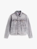 Denim Ryan Back Logo Denim Trucker Jacket  Men