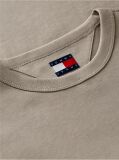 Brown Tonal Tommy Badge Long Sleeve T-Shirt  Men