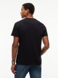 Black Logo Jersey Crew Neck T-Shirt  Men