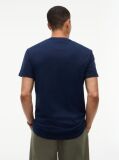 Μπλε Jersey T-Shirt Με Κλασική Λαιμόκοψη Και Λογότυπο  Άνδρες
