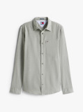 Green Regular Fit Flannel Shirt  Men