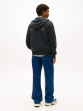 Black 90S New Classics Back Embroidery Logo Hoodie  Men