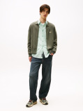 Green Relaxed Zip-Thru Sweatshirt  Men