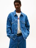 Denim Denim Oversized Τζάκετ Με Spell-Out Λογότυπο  Άνδρες