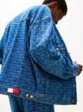 Denim Denim Oversized Τζάκετ Με Spell-Out Λογότυπο  Άνδρες