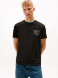 Μαύρο T-Shirt Με Κλασική Λαιμόκοψη Και Signature Πίσω Λογότυπο  Άνδρες