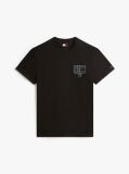 Μαύρο T-Shirt Με Κλασική Λαιμόκοψη Και Signature Πίσω Λογότυπο  Άνδρες