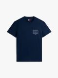 Μπλε T-Shirt Με Κλασική Λαιμόκοψη Και Signature Πίσω Λογότυπο  Άνδρες