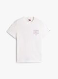 Μπεζ T-Shirt Με Κλασική Λαιμόκοψη Και Signature Πίσω Λογότυπο  Άνδρες