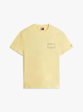Κίτρινο T-Shirt Με Κλασική Λαιμόκοψη Και Signature Πίσω Λογότυπο  Άνδρες