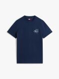 Μπλε T-Shirt Με Κλασική Λαιμόκοψη Και Signature Πίσω Λογότυπο  Άνδρες