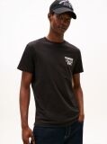 Μαύρο Slim T-Shirt Με Varsity Λογότυπο  Άνδρες