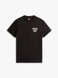 Μαύρο Slim T-Shirt Με Varsity Λογότυπο  Άνδρες