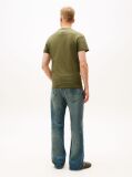 Green Varsity Logo Slim T-Shirt  Men