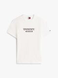 Μπεζ Κοντομάνικο T-Shirt Σε Κανονική Γραμμή Με Tonal Λογότυπο  Άνδρες