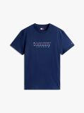 Μπλε T-Shirt Σε Slim Γραμμή Με Λογότυπο  Άνδρες