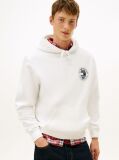 Beige Back Slogan Washed Relaxed Hoody  Men