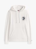 Beige Back Slogan Washed Relaxed Hoody  Men