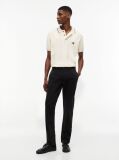 Black Scanton Slim Peached Twill Chinos  Men