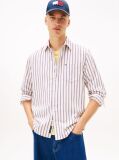 Multi Relaxed Fit Stripe Twill Shirt  Men