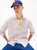 Multi Relaxed Fit Stripe Twill Shirt  Men