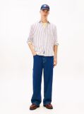 Multi Relaxed Fit Stripe Twill Shirt  Men