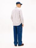 Multi Relaxed Fit Stripe Twill Shirt  Men