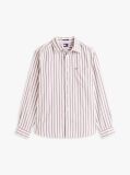 Multi Relaxed Fit Stripe Twill Shirt  Men