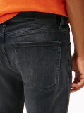Denim Austin Black Slim Tapered Leg Jeans  Men