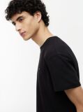 Black Tommy Flag Crew Neck T-Shirt  Men