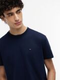 Blue Tommy Flag Crew Neck T-Shirt  Men