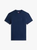 Blue Tommy Flag Crew Neck T-Shirt  Men