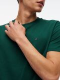 Πράσινο T-Shirt Με Κλασική Λαιμόκοψη Και Σημαία Tommy  Άνδρες