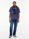 Blue Tommy Flag Relaxed T-Shirt  Men