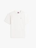 Άσπρο Άνετο T-Shirt Με Σημαία Tommy  Άνδρες
