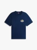 Μπλε Άνετο T-Shirt Με Λογότυπο  Άνδρες