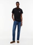 Black Signature Logo Slim Jersey T-Shirt  Men