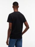 Black Signature Logo Slim Jersey T-Shirt  Men