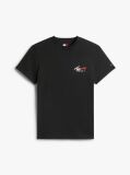 Black Signature Logo Slim Jersey T-Shirt  Men